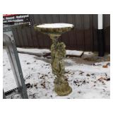 CONCRETE BIRD BATH