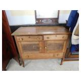 SIDEBOARD WITH 3 DRAWERS , DOUBLE DOORS