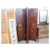 ORIENTAL ROOM DIVIDER 4 SECTIONS