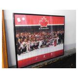 FRAMED PHOTO - 'CANADA'S OLYMPIC TEAM,