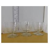 3 SMALL DESSERT DISHES