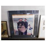 FRAMED PRINT 'UMPIRES'