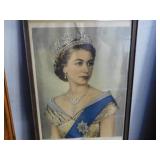 FRAMED PRINT QUEEN ELIZAETH II