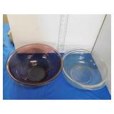 2 PYREX BOWLS