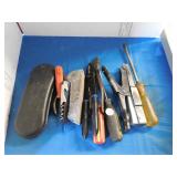 LOT - TOOLS, SCREWDRIVER, PLIERS, STAPLER