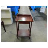 TELEPHONE STAND WITH DRAWER  16 X 12 X 25'