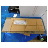 3 HEAVY TEMPERED GLASS SHELVES 1/4' THICK