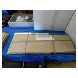 3 HEAVY TEMPERED GLASS SHELVES 1/4' THICK