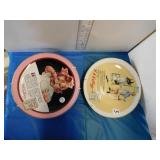 2 COLLECTOR PLATES - KELLOGG'S CORN FLAKES WITH