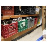 6TH SHELF - 4 MILK CRATES PLUMBING SUPPLIES