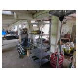 METAL SHELVING - 5 SHELVES  36 X 18 X 87