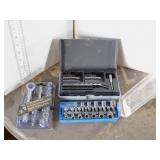 20 PC RATCHET SET, ROUTER BITS, DRILL BITS