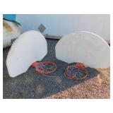 2 BASKET BALL BACK BOARDS