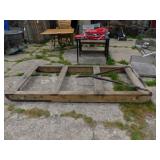 WOODEN SLED    48 X 95.5