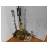 VINTAGE OIL LAMP, OIL LAMP BASE