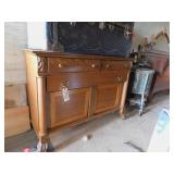 VINTAGE BUFFET - 3 DRAWERS, BEAR CLAW FEET