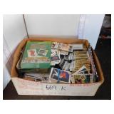 BOX LOT MIXED HOCKEY, BASEBALL CARDS