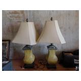2 LAMPS WITH SHADES
