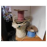 TOP - 2 SPOOLS WIRE  - QUANTITIES UNKNOWN