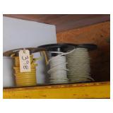 TOP 3 SPOOLS WIRE - QUANTITY UNKNOWN