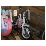 CHILD'S BIKE WITH TRAINING WHEELS