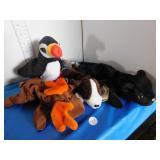 4 BEANIE BABIES