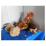 4 BEANIE BABIES