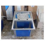 SINGLE SINK WITH TRAY