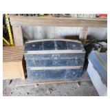 VINTAGE TRUNK   34.5 X 19 X 23