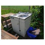 WOOD'S COMBINATION STOVE TOP FRIDGE AND SINK