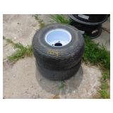 2 TIRES WITH RIMS   18.5 X 8.5