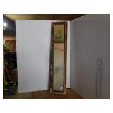 VINTAGE MIRROR WITH PRINT OF SHIP