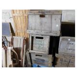 3 ADVERTISING CRATES - BOWMANVILLE BUTTER CRATE,