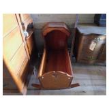 WOODEN ROCKING CRADDLE