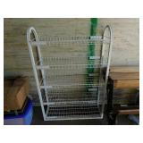 METAL SHELVING - 5 SHELVES   36 X 12 X 53
