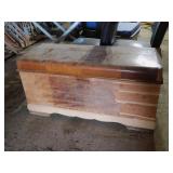 CEDAR CHEST WITH KEY    46 X 18.5 X 24