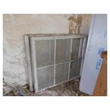2 WINDOWS 6 PANES (1 MISSING)