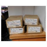 3RD SHELF - 4 YALE DOOR HANDLES (ONE WITH LEVER