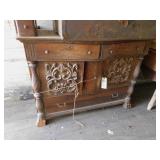 VINTAGE BUFFET BOW FRONT - 3 DRAWERS 2 DOORS
