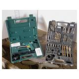 STAPLER, GLUE GUN, DRILL BITS