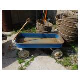 VINTAGE METAL WAGON  - CHILDS