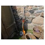 LOT GARDEN TOOLS - SHOVEL, SPADE, HAND CULTIVATOR