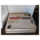 BOX LOT BASEBALL, BASKETBALL, HOCKEY CARDS