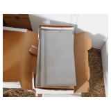 2 BOXES CERAMIC TILE -GREY  (1 OPEN)