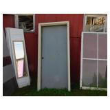DOOR WITH FRAME    39.5 X 58