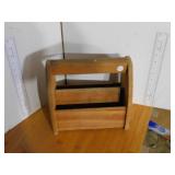 WOOD MAGAZINE RACK SMALL