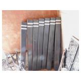 7 STEEL POSTS  5 X 5 X 57.5'