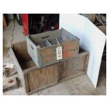 4 WOOD CRATES