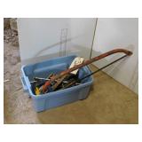 TUB LOT - SOCKETS, HAND SAW
