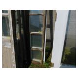 2 INSERTS  - 5 PANES GLASS EACH   13 X 67.5